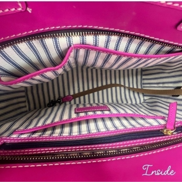 Dooney & Bourke Vibrant Pink Tote - Picture 3 of 5